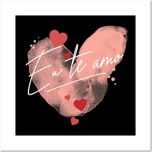 Eu te amo an elegant declaration of love, I love you Posters and Art